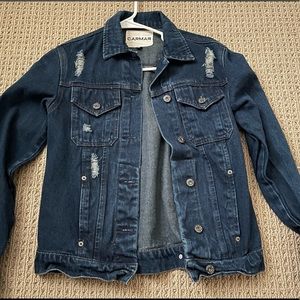 LF CARMAR Distressed Jean/Denim Jacket